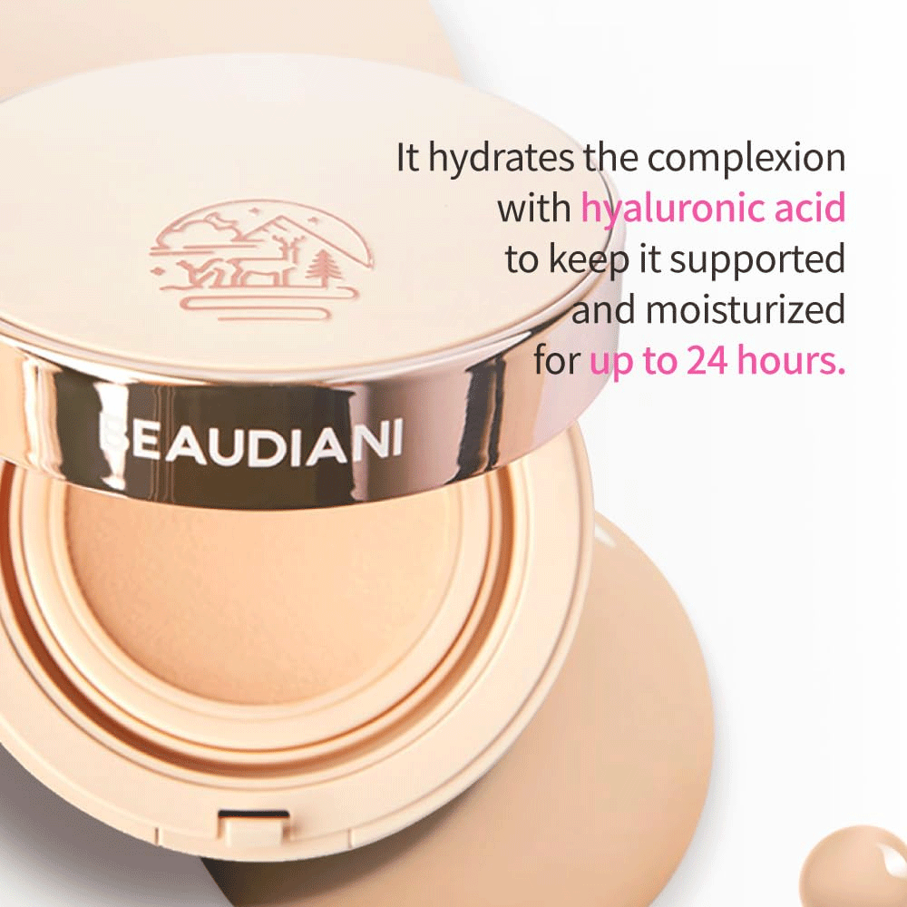 Beaudiani Mesh Tight Up 02 Healthy Glow Cover Perfect Moist Cushion SPF50+/PA++++