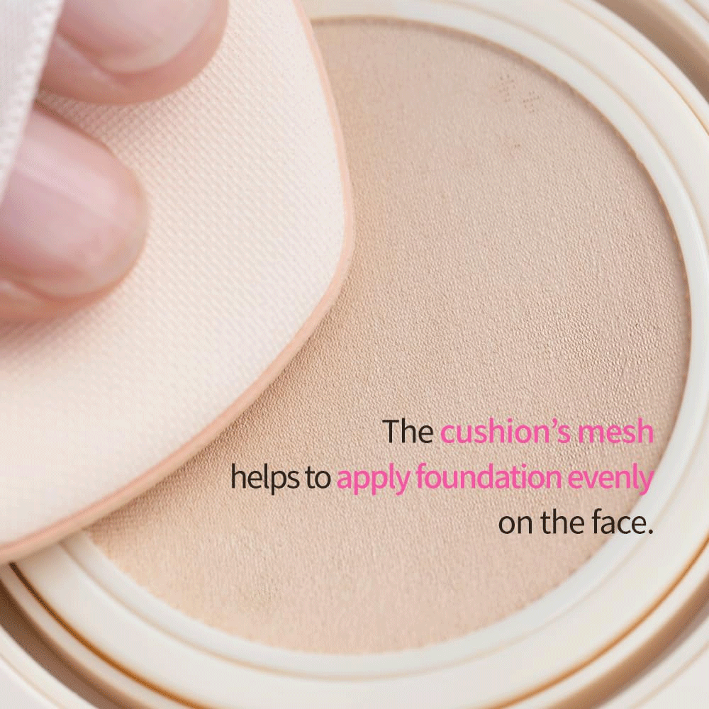 Beaudiani Mesh Tight Up 02 Healthy Glow Cover Perfect Moist Cushion SPF50+/PA++++